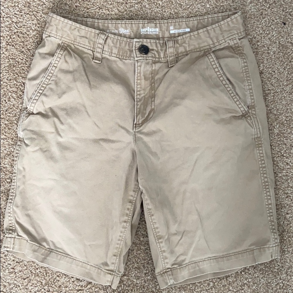 Urban Pipeline Ultimate Flex Slim Khaki Shorts